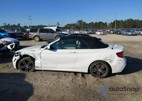 2021 BMW 230I z USA, uszkodzony, nr VIN WBA2M7C01M7J21776